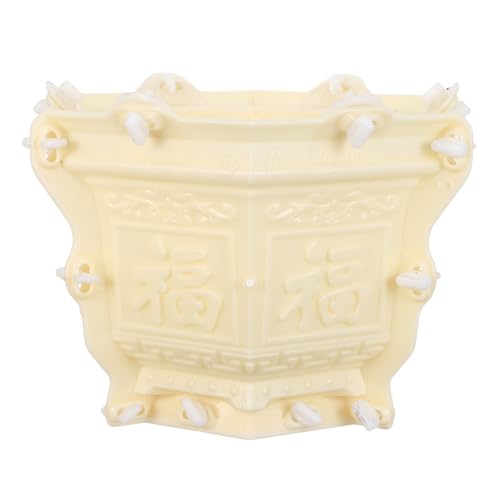 SUPVOX Molde Plástico para Maceta Hexagonal 25 Cm Molde Práctico para Manualidades DIY para Bonsái y Concreto y Reutilizable Decoración de Hogar Color Aleatorio