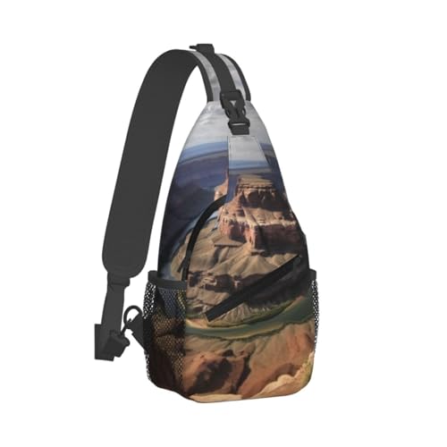 Bolso cruzado estilo cross chest para hombre y mujer miniatura 2