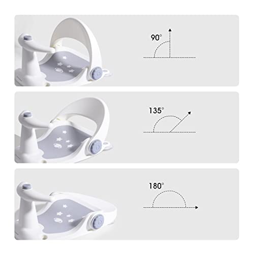 Bebamour T186 Baby Bath Seat,Portable Toddler Child Baby Bathtub Seat thumb #3
