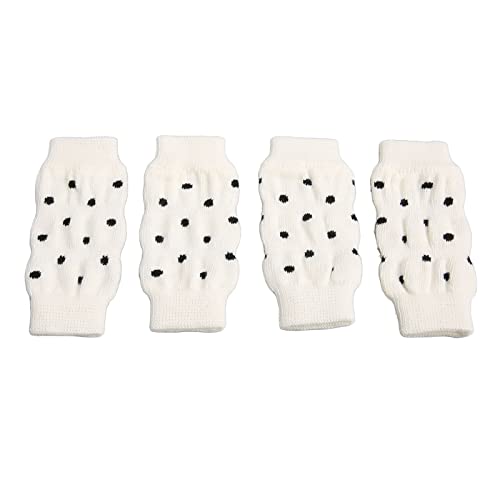ZJchao 4PCS Dog Elbow Protector Fleece Joint Socks, Stretch Wear Resistant Soft Recovery Socks for Small Medium Pets S Size - Image 4