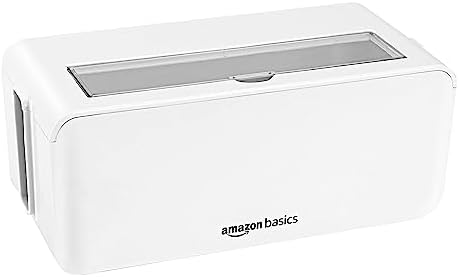 Caixa organizadora de cabos Amazon Basics pequena