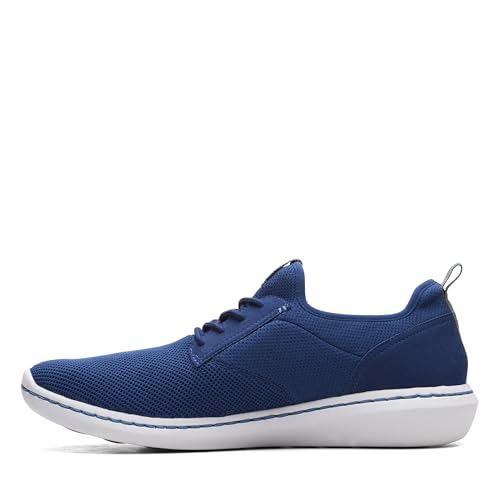 Image of Clarks Men's Step Urban Mix Low-Top Sneakers, Navy Textile, 12 US