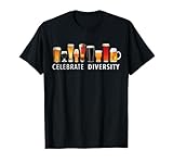Celebrate Diversity Craft Beer Drinking T-Shirt