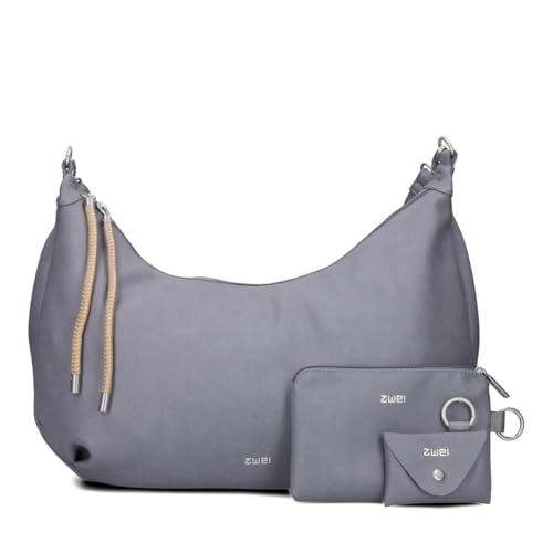Sac shopper Zwei Lola Lo140 grand sac à épaule bleu gris