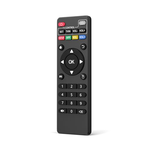 PZL Replacement Remote Control for MXQ Android TV Box 4K Smart Media Player, for MXQ PRO, MXQ 4K M8 M8C M8N M8S M9C M10 T95MT95N X96 X96s X96mini T95X MX9 TX3mini T9 T95 V88 H96 H96 pro+