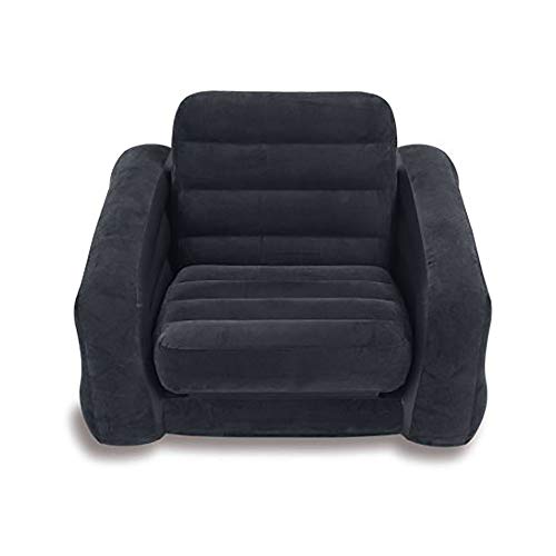AUNLPB Pull-out Sofa Inflatable Bed, Pull-out Chair Inflatable Bed, Inflatable Air Sofa/Bed/Lounge Chair for Indoor or Outdoor Camping, Beach, Swimming Pools