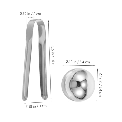 Set 2 Bolas de Enfriamiento de Acero Inoxidable Reutilizables miniatura 2