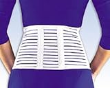 Fla 31-701MDSTD Lumbar Sacral Support, White, Medium