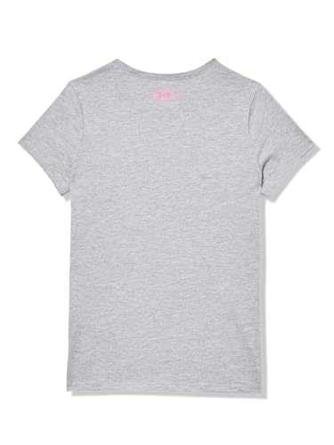 Under Armour Girls' Short Sleeve Shirt, Crewneck, Lightweight and Breathable Athletic-t-shirts. Logo3