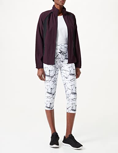 AURIQUE Giacca da Corsa Donna, Porpora/Nero, 46