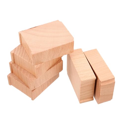 ibasenice 6Pcs Wooden Train Bridge Supports Elevate Your Railway Track with Risers for Train Wooden Track Accessories for Creative Play