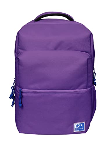 Oxford B-Ready, Mochila Escolar Unisex, 18 L, 42 m, Bolsillo Acolchado para Portátil, Poliéster Reciclado RPET