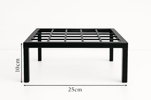 Image of Niyara || Metal Planter Stand || Plant Stand for Pots|| Outdoor Plant Stand (Square Grid stand set of 4)