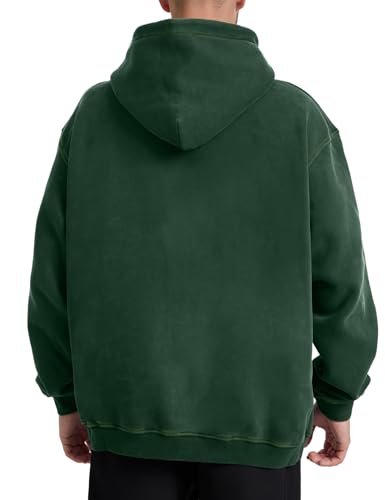 Image of Hatant Oversized Hoodie Sweatshirts for Men Couples Heavyweight Hoodies Pullover Vintage Mens Acid Wash Sweaters Clothes 2026