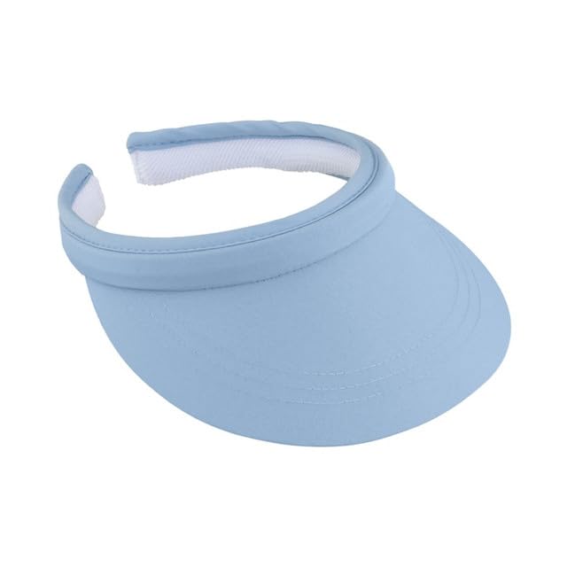 Fiebig Visière | Pare-soleil visage | Visière taille unique | Couleurs variées 100% coton | Casquette été bande éponge | Protection solaire