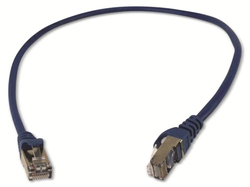 Digital Data Patch Cable 0.5 m F/UTP CCA Cat 5e Blue miniatura 2