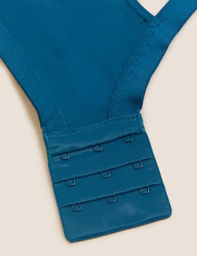 Image of Marks & Spencer Women's Cotton Classic Bra (T33 8020A Dark Turquoise 40B)