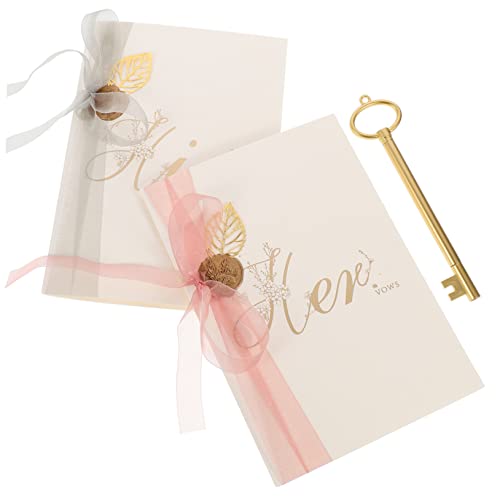 Cartes de voeux de mariage carnet déclaration cérémonie lot de 2