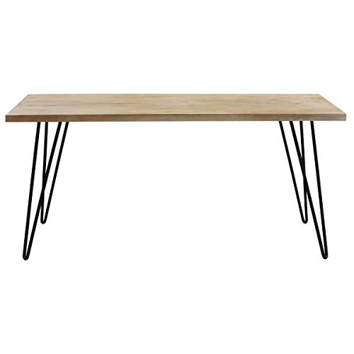 Miliboo Mesa de comedor de mango macizo L160 cm Vibes