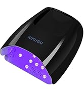Kikugu 126W Professional Rechargeable UV LED Nail Lamp,Cordless UV Lights for Nails with 4 Timer ...