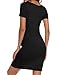 Peauty Black Maternity Wedding Guest Dress Casual Maternity Dress Pregnancy Clothes for Women Fall Pregnancy Outfits Bodycon Clothes Casual Outfits (Black M)