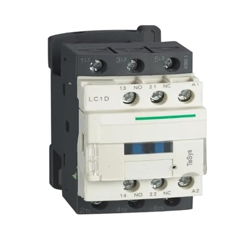 Contacteur CA LC1D18 triphasé à bobine interchangeable - Haute résistance mécanique 380V - 2