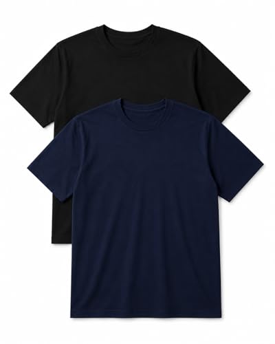 Image of MC BIG & TALL Men's Big and Tall T-Shirts - Stretch Cotton Crewneck T-Shirt Sizes 3X-10X - Durable & Breathable Everyday Tee