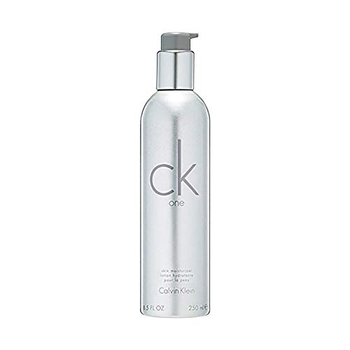 CALVIN KLEIN ck one Body Lotion, Körperlotion mit aromatisch-zitrischem Unisex-Duft für Frauen und Männer, 250 ml
