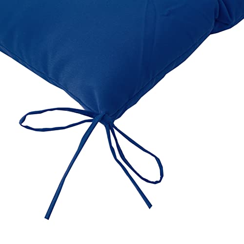 Image of QILLOWAY Indoor /Outdoor Square Seat Patio Cushion - 19-Inches,Pack of 4 (Royal Blue)