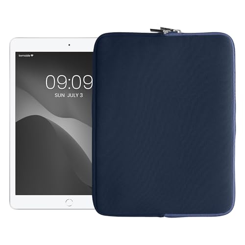 Housse 13" en néoprène kwmobile bleu foncé pour tablette