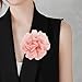 Rose Flower Brooches and Clips for Women | Salmon Hair Clips & Pins, 4.3 Inches
