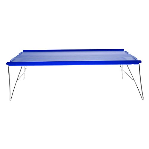 YIJU de Acampamento Ao Ar Livre Dobrável Compacta Portátil de Alumínio com Bolsa de Transporte - Azu