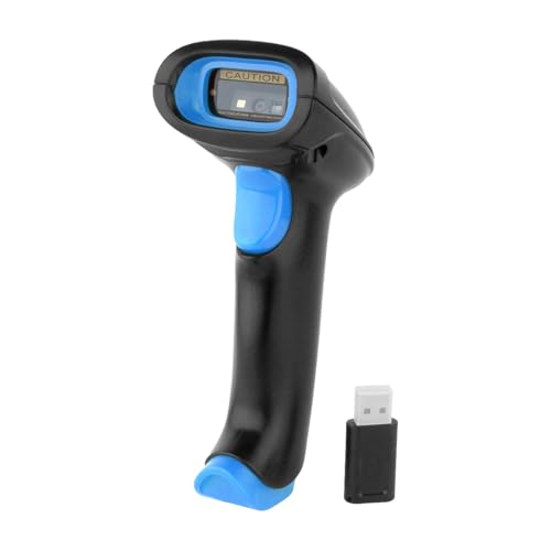 Image of TVS ELECTRONICS BS-i201s Wireless Barcode Scanner | 2.4GHz & Bluetooth Connectivity | 1D & 2D QR Code Reader | High-Speed & Accurate Scanning | 10-Hour Battery | Rugged & Durable | Plug & Play