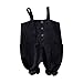 RTGDRK Toddler Girl Outfits Toddler Girls Boys Fashion Solid Color Jumpsuit Overalls Summer Spring (Black, 4-5 Years)