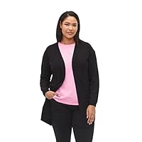 Zizzi Frauen Große Größen Strickjacke Viskosemischung S. Gr XXXL Black - Plus Size Damenkleidung