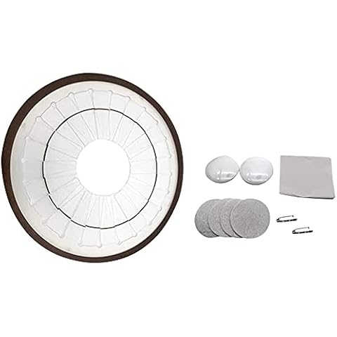 DIY Clover Large Rosette Maker,Multicoloured Round Yo-Yo Maker Handmade Ribbon Flower Making Tool Sewing Crafts Embellishment Cover