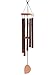 BEAUTIFUL WIND CHIMES - Tuned 22" Wood Windchimes Deliver Rich, Full, Relaxing Tones - Best Large Wooden Wind Chime For Outdoor Patio - Music To Your Ears - SATISFACTION GUARANTEE (22", Bronze)