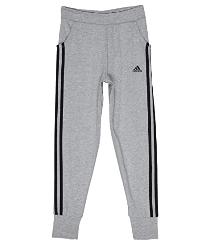 adidas Girls' 3-Stripes Cotton Joggers