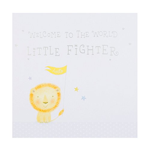 Hallmark New Baby card Piccolo lottatore Medium
