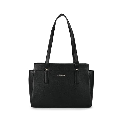 Image of Fastrack Lowkey Luxe Shoulder Bag for Women, Medium Size with Top Zip Closure, Inner Access Pocket and Central Zip Compartment, Stylish Everyday Shoulder Bag with 3.5L Capacity