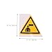Homoyoyo 4pcs Triangle Warning Signs Watch Your Head Caution Stickers Safety Decals Caution Low Ceiling Stickers Industrial Safety Signs