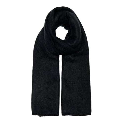 ONLY Damen ONLLIMA Knit Long Scarf Acc NOOS CC Schal, Schwarz (Black Black), (Herstellergröße: One Size)