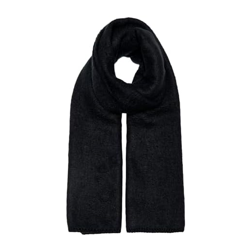 ONLY Damen ONLLIMA Knit Long Scarf Acc NOOS CC Schal, Schwarz (Black Black), (Herstellergröße: One Size)
