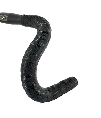 BTP Bicycle BarTape Optical Scribble. PU with Optical Embossed Pattern. Fusing Performance and Style, Delivers The First Handlebar Tape with Excellent Value to its Cost