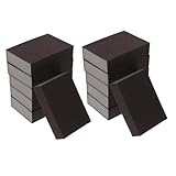 UTHCLO 12pcs Low-Density Grinding Sponge Blocks 120 Grit Sanding Sponges for Wood Polishing and Finishing Manual Sanding Pads for Industrial and Craft Use