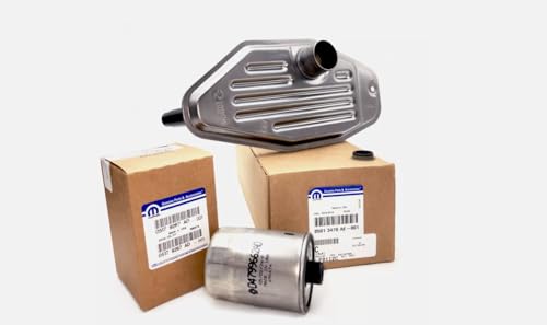 45RFE 545RFE 65RFE 66RFE 68RFE 1999-UP 4X4 Genuine OEM Transmission Filter Kit/Part # 5179267AD 5013470AE