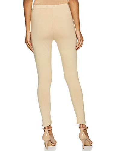 Image of GO COLORS Cotton Stretch Kurti Pants Full Length for Women | Breathable, Mid Rise, Tall