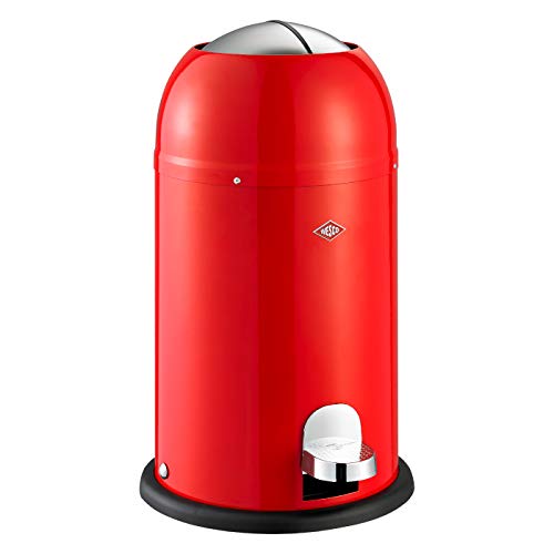 Caneca de basura Wesco Kickmaster Junior 15 L Rojo