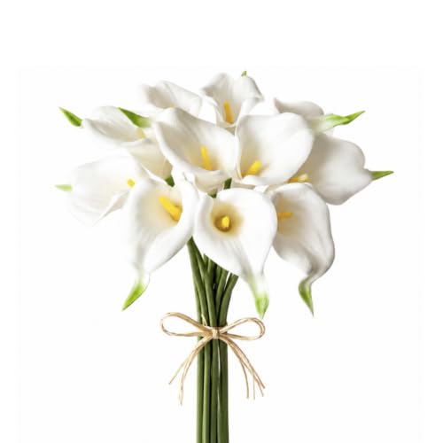 Image of Mandy's 12pcs White Calla Lily Artificial Flowers