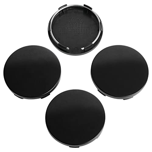KitsPro 2.6Inch 65MM Wheel Center Caps for Ford Expedition Explorer Ranger F150 Rim Hub Caps FL34 1A096 , Pack of 4 (Matte Black, Outer 65MM , Inner 61MM)